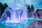 Городскому фонтану в парке присвоили наименование - фонтан «Радуга»